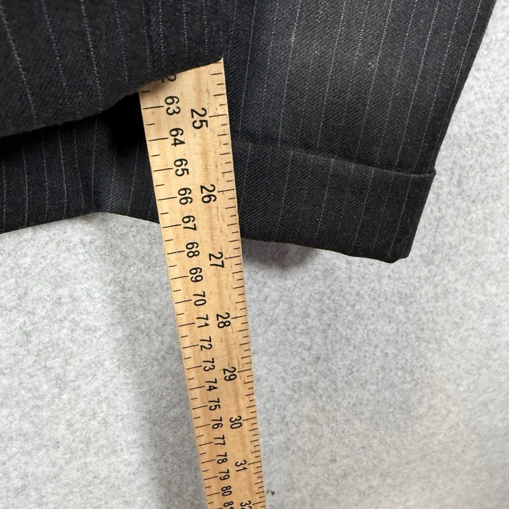 Lauren ralph lauren suit mens 40s gray pinstripe 22x30 and 32x27 tuxedo two - Picture 10 of 15